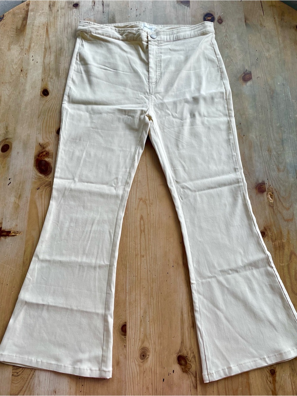 HEYSON Flare Trousers Modern Chic Coastal Contemporary Minimalist Large